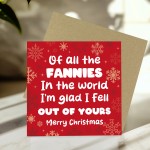 Funny Christmas Card For Mum Rude Card From Son Daughter Humour