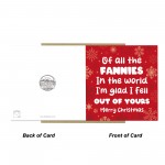 Funny Christmas Card For Mum Rude Card From Son Daughter Humour