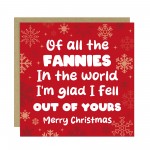 Funny Mum Card and Wooden Heart For Christmas Rude Joke Humour Funny Mum Card and Wooden Heart For Christmas Rude Joke Humour