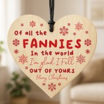 Funny Mum Card and Wooden Heart For Christmas Rude Joke Humour Funny Mum Card and Wooden Heart For Christmas Rude Joke Humour