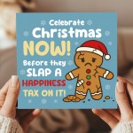 Funny Christmas Card For Men Women Rude Novelty Xmas Cards 