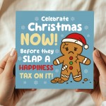 Funny Christmas Card For Men Women Rude Novelty Xmas Cards 