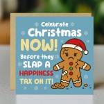 Funny Christmas Card For Men Women Rude Novelty Xmas Cards 