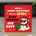 Funny Christmas Card For Friends and Family Humorous Greetings