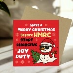 Funny Christmas Card For Friends and Family Humorous Greetings