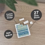 Dad And Daughter Gifts Building Block Dad Gifts For Birthday