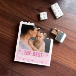 Personalised Auntie Gift Building Block Photo Gift For Auntie