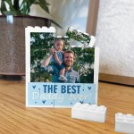 Personalised Daddy Gift Building Block Photo Gift For Daddy