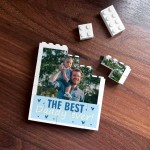 Personalised Daddy Gift Building Block Photo Gift For Daddy