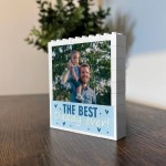 Personalised Daddy Gift Building Block Photo Gift For Daddy