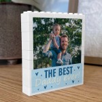 Personalised Daddy Gift Building Block Photo Gift For Daddy