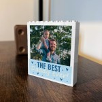 Personalised Daddy Gift Building Block Photo Gift For Daddy