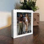 BESTIE GIFT Photo Block Personalised Birthday Present For Her BESTIE GIFT Photo Block Personalised Birthday Present For Her