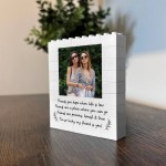 Friendship Gift Photo Block Personalised Birthday Present Friendship Gift Photo Block Personalised Birthday Present