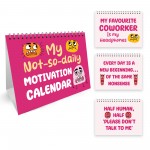 Colleague Gifts For Women Funny Un-Motivational Desk Flipbook