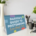 Personalised Funny Desk Calendar Secret Santa Gifts Colleagues