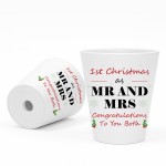 1st Christmas As Mr And Mrs Gift Plant Pot Gift For Couple
