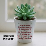 Merry Christmas Teaching Assistant Gift Plant Pot For TA