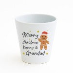 Merry Christmas Nanny and Grandad Plant Pot Gift For Grandparent