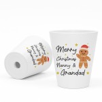 Merry Christmas Nanny and Grandad Plant Pot Gift For Grandparent