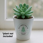 Personalised Plant Pot 1st Christmas As Mr And Mrs Gift Personalised Plant Pot 1st Christmas As Mr And Mrs Gift