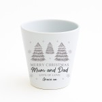 Merry Christmas Parents Gift Personalised Plant Pot Gift For Mum Merry Christmas Parents Gift Personalised Plant Pot Gift For Mum