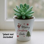 Merry Christmas Gift For Colleague Friend Personalised Plant Pot