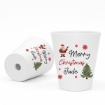 Merry Christmas Gift For Colleague Friend Personalised Plant Pot