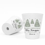 Merry Christmas Teacher Gift Personalised Plant Pot Gift