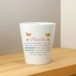 Braver Stronger Smarter Gift For Auntie Plant Pot Birthday Gift