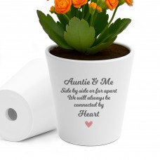 Gift For Auntie Plant Pot AUNTIE AND ME Gift For Auntie Birthday