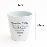 Gift For Grandma Plant Pot GRANDMA AND ME Gift For Grandma