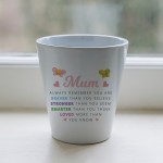 Braver Stronger Smarter Gift For Mum Plant Pot Birthday Gifts