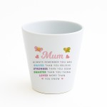 Braver Stronger Smarter Gift For Mum Plant Pot Birthday Gifts
