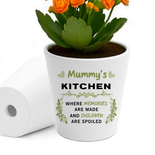 Gift For Mummy For Christmas Birthday Plant Pot Mummys Kitchen