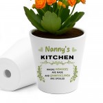 Gift For Nanny For Christmas Birthday Plant Pot Nannys Kitchen