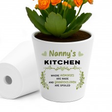 Gift For Nanny For Christmas Birthday Plant Pot Nannys Kitchen