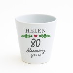 80th Birthday Gift For Nanny Grandma Nana Personalised Plant Pot 80th Birthday Gift For Nanny Grandma Nana Personalised Plant Pot