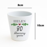 80th Birthday Gift For Nanny Grandma Nana Personalised Plant Pot 80th Birthday Gift For Nanny Grandma Nana Personalised Plant Pot