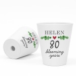80th Birthday Gift For Nanny Grandma Nana Personalised Plant Pot 80th Birthday Gift For Nanny Grandma Nana Personalised Plant Pot