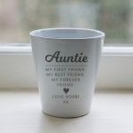 Special Gift For Auntie Personalised Plant Pot Best Friend Gift