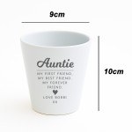 Special Gift For Auntie Personalised Plant Pot Best Friend Gift