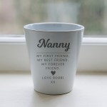Personalised Gift For Nanny For Christmas Birthday Plant Pot Personalised Gift For Nanny For Christmas Birthday Plant Pot
