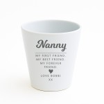 Personalised Gift For Nanny For Christmas Birthday Plant Pot Personalised Gift For Nanny For Christmas Birthday Plant Pot