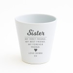 Personalised Gift For Sister For Christmas Birthday Plant Pot Personalised Gift For Sister For Christmas Birthday Plant Pot