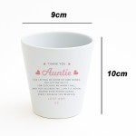 Thank You Gift For Auntie Plant Pot Personalised Gift For Auntie