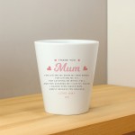 Personalised Thank You Gift For Mum PLANT POT Gift For Birthday Personalised Thank You Gift For Mum PLANT POT Gift For Birthday