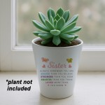 Braver Stronger Smarter Gift For Sister Plant Pot Birthday Gift
