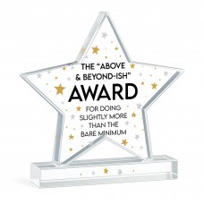 Funny Colleague Plaque Joke Acrylic Star Award For Office Party