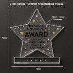 Funny Colleague Plaque Joke Acrylic Star Award For Office Party